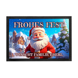 Fußmatte - Frohes Fest mit Personalisierung