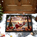 Fußmatte - Weihnachten fällt aus mit Wunschname