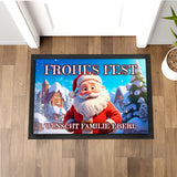 Fußmatte - Frohes Fest mit Personalisierung