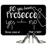 Fußmatte Prosecco