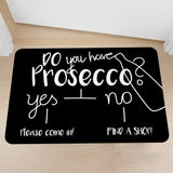 Fußmatte Prosecco
