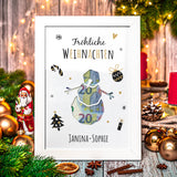 Geldgeschenk zu Weihnachten mit Personalisierung