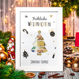 Geldgeschenk zu Weihnachten mit Personalisierung