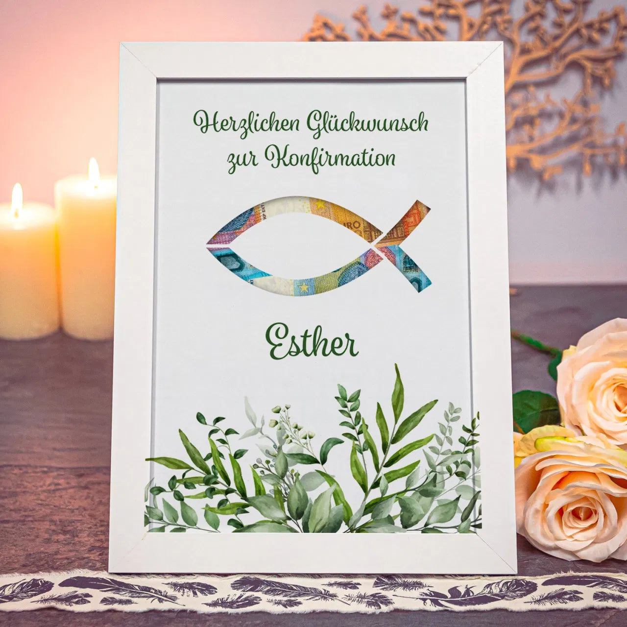 Geldgeschenk zur Konfirmation Fisch