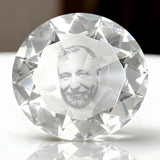 Diamant mit Fotogravur