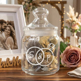 Keksglas zur Hochzeit mit Personalisierung