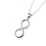 Halskette - Unendlichkeit aus Liebespfeil - 925er Silber