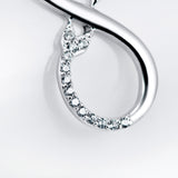 Halskette - Unendlichkeit aus Liebespfeil - 925er Silber