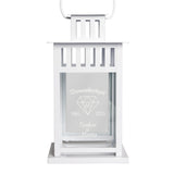 Laterne mit Gravur - Diamantene Hochzeit