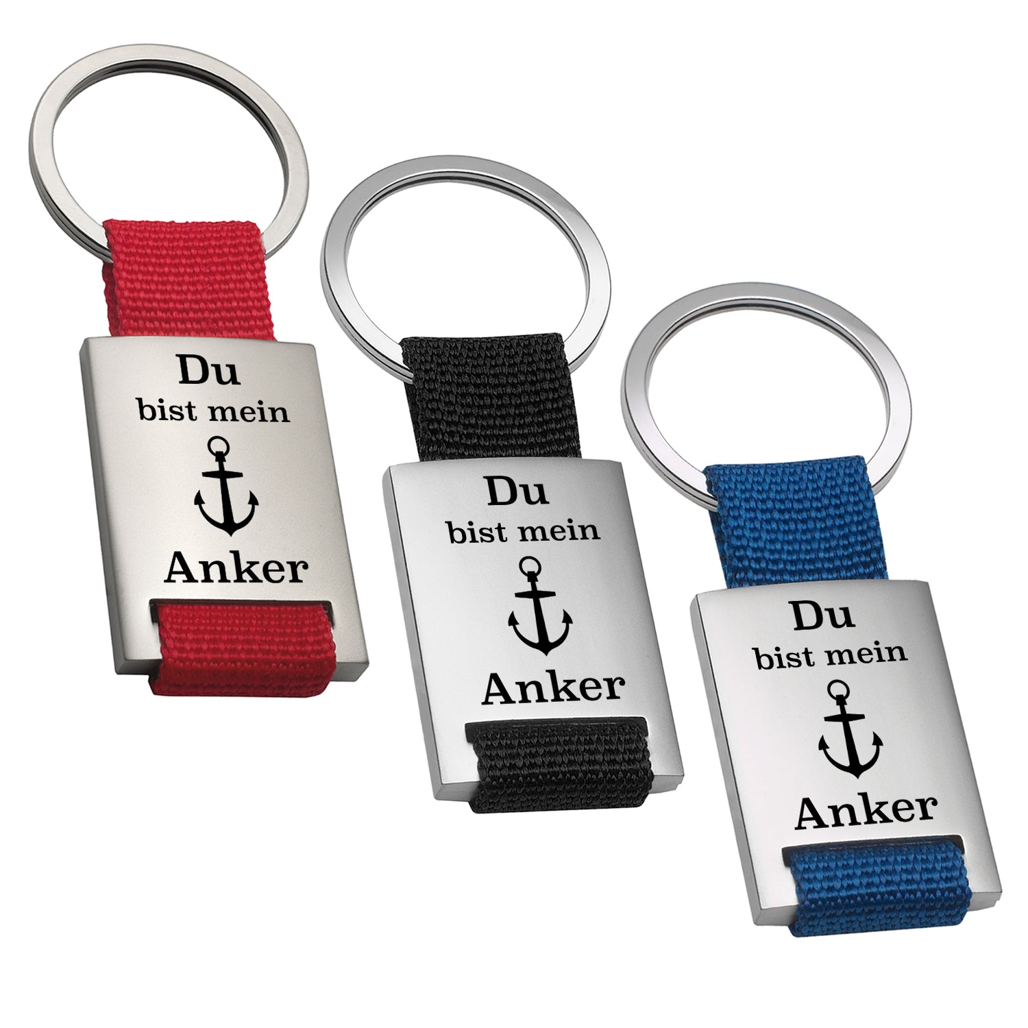 Schlüsselanhänger - Du bist mein Anker