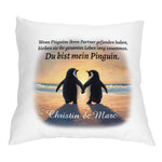 Kissen - Du bist mein Pinguin