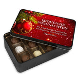 Personalisierte Pralinenbox zu Weihnachten (mit 4 Motivvarianten)