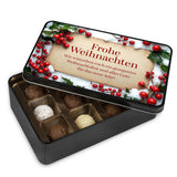 Personalisierte Pralinenbox zu Weihnachten (mit 4 Motivvarianten)