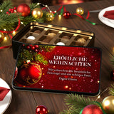 Personalisierte Pralinenbox zu Weihnachten (mit 4 Motivvarianten)