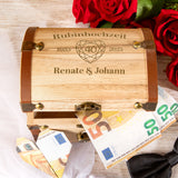 Schatztruhe zur Rubinhochzeit