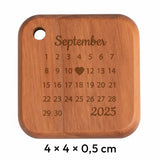 Holz Schlüsselanhänger - Schönster Tag