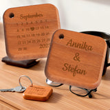 Holz Schlüsselanhänger - Schönster Tag