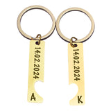Personalisierter Schlüsselanhänger für Paare