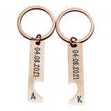 Personalisierter Schlüsselanhänger für Paare