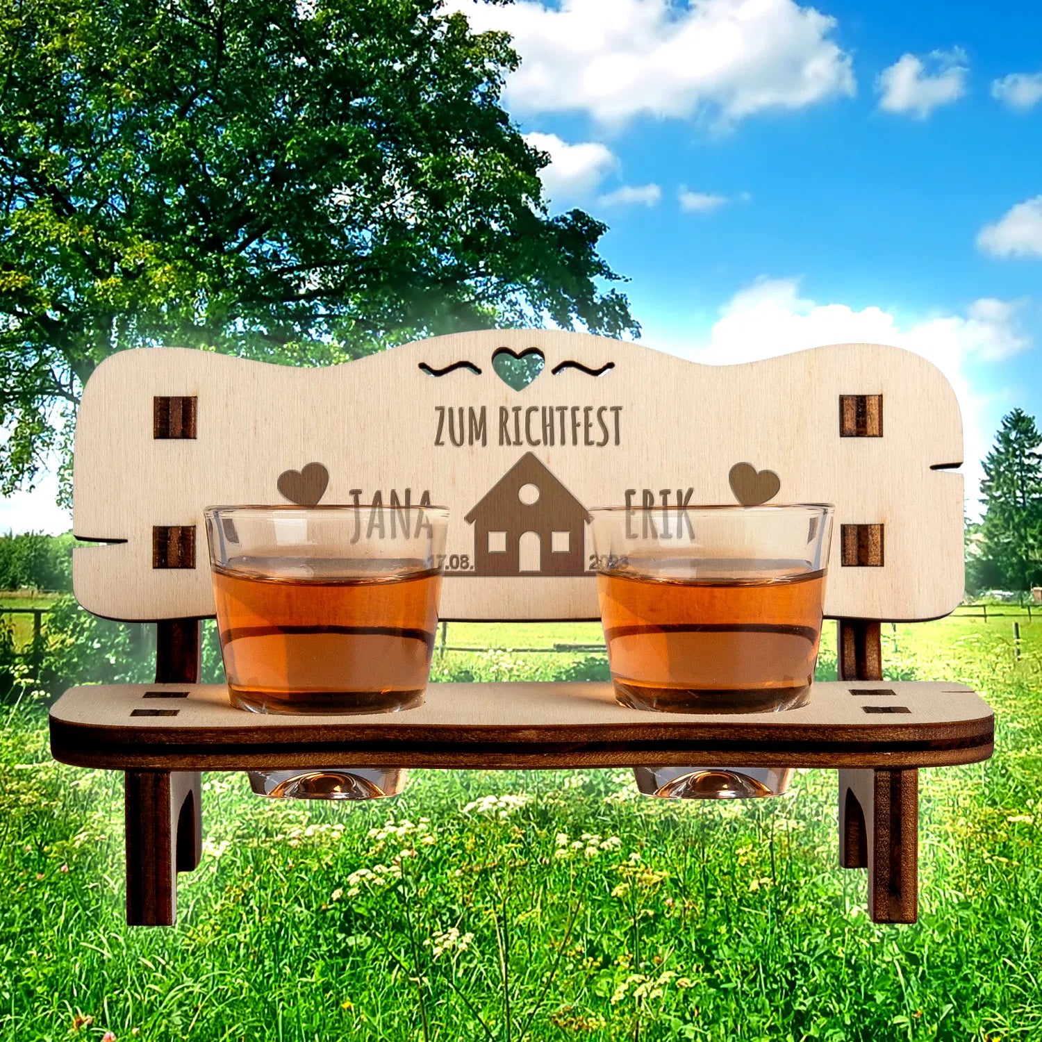 Schnapsbank - Richtfest Haus&Herzen