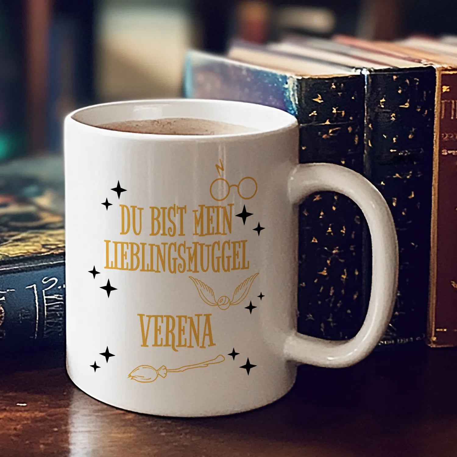 Tasse - Du bist mein Lieblingsmuggel- persönliche Tasse für alle Zauberlehrlinge- romantische Tasse für deine Freundin
