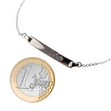 Taufarmband mit Wunschinitialen