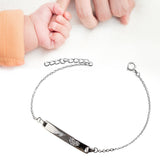 Taufarmband mit Wunschinitialen