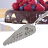 Tortenheber zur Hochzeit mit Gravur Torte