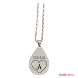 Anhänger - Tropfen - Ich liebe Dich