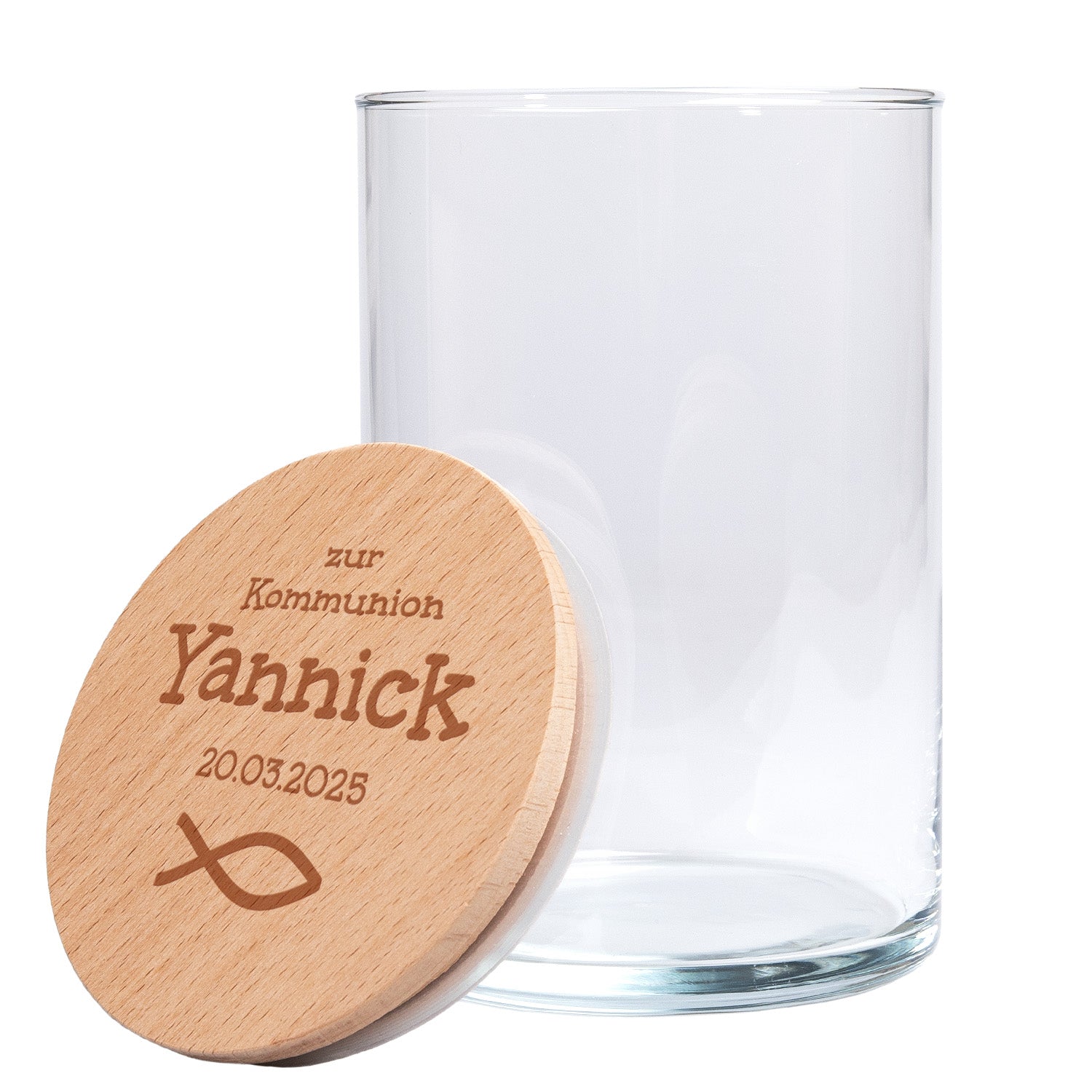 persönliches Keksglas zur Kommunion