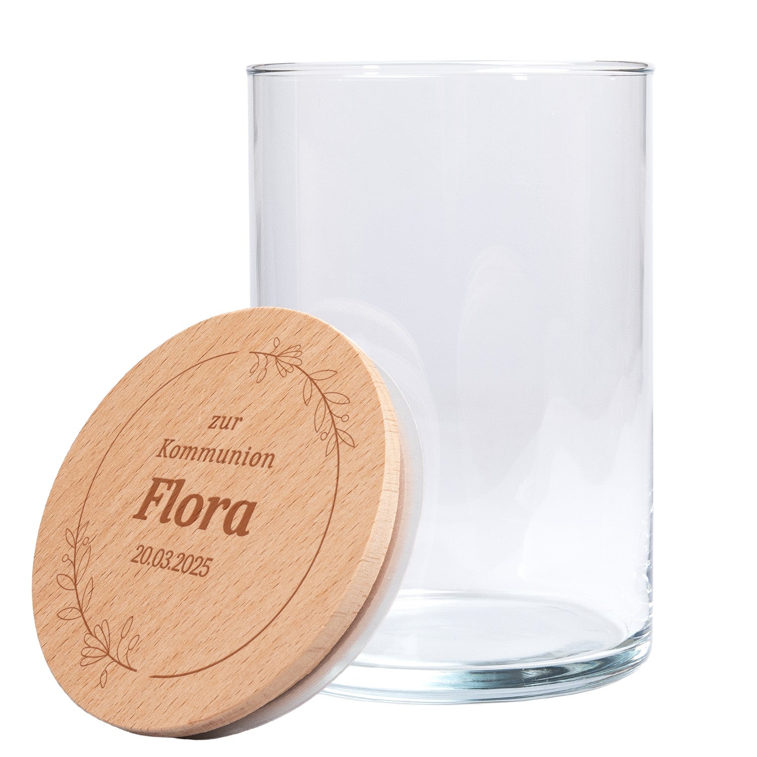 persönliches Keksglas zur Kommunion