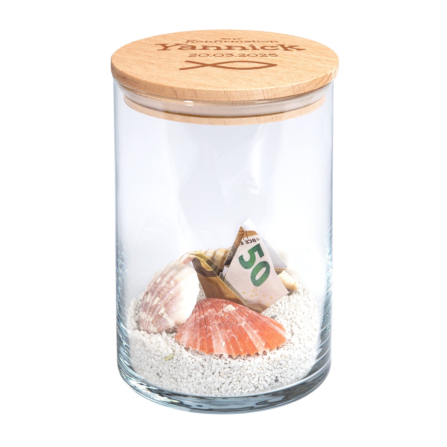 persönliches Keksglas zur Konfirmation