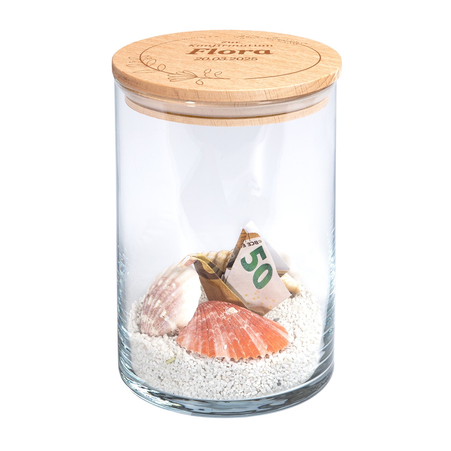 persönliches Keksglas zur Konfirmation