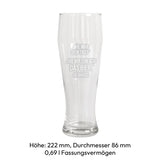 Weizenbierglas - Dein Tag mit Personalisierung