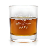 Whiskykaraffe im Set mit Gravur