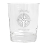 Whiskyglas - Kompass mit Personalisierung