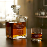 Whiskykaraffe im Set mit Gravur