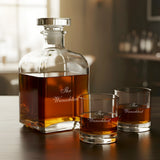 Whiskykaraffe im Set mit Gravur