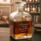Whiskykaraffe im Set mit Gravur