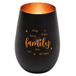 Windlicht - Family Schwarz matt bronze