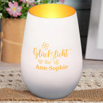Windlicht - Glückslicht - Kleeblatt