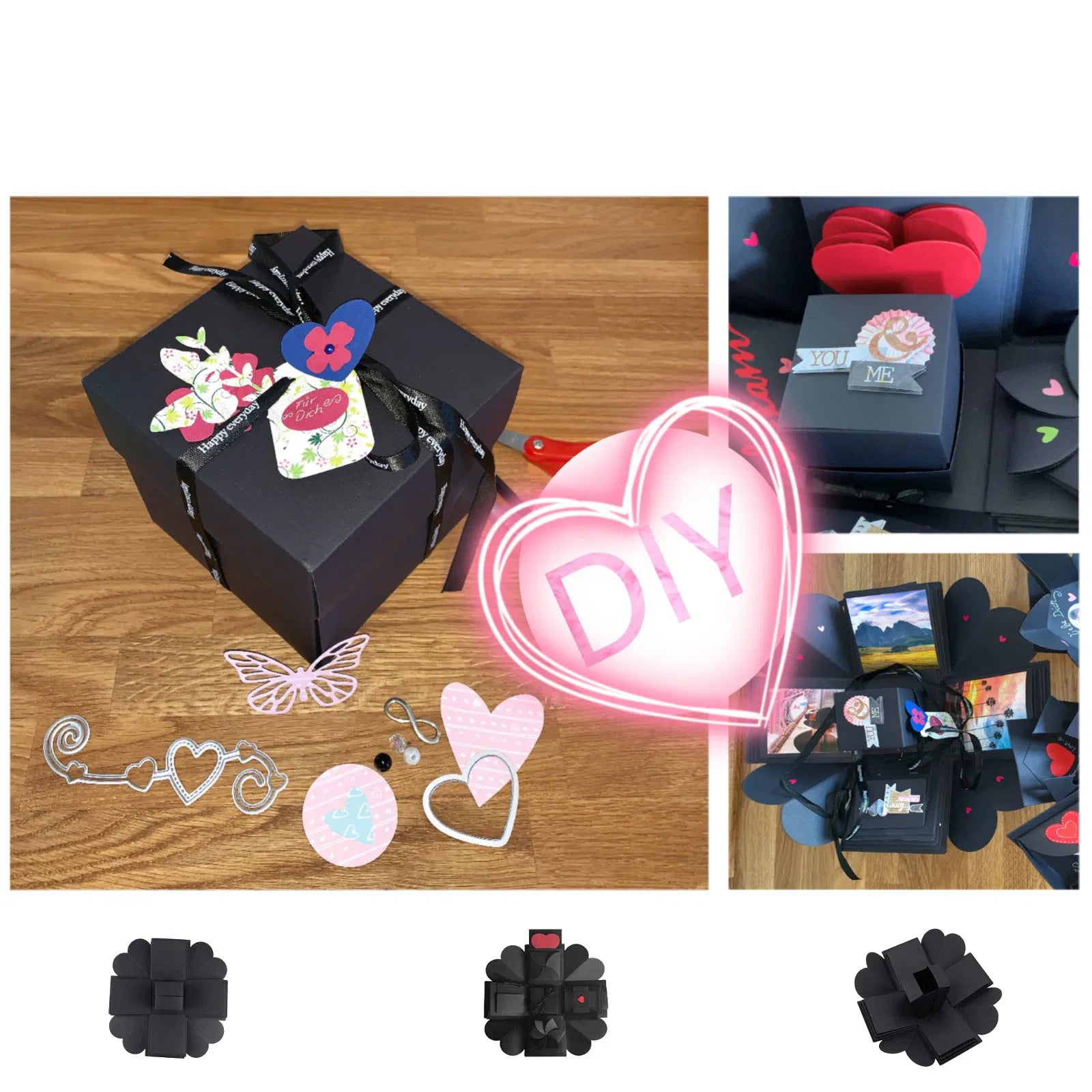 Pop Up DIY Geschenkebox