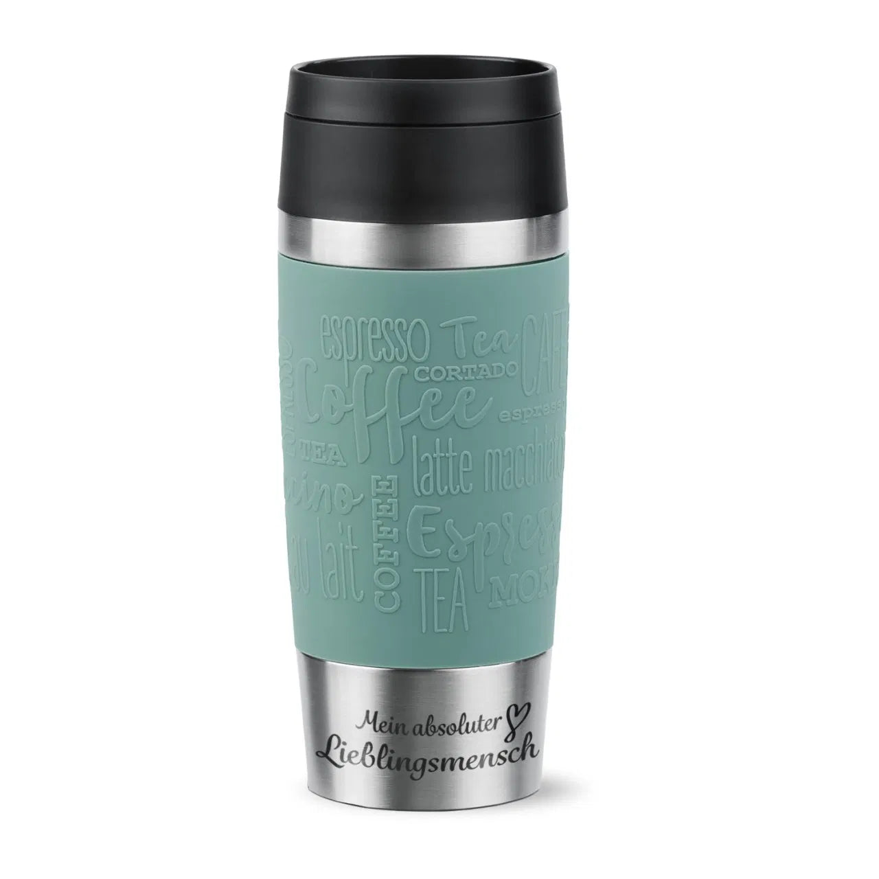 Thermobecher Emsa - Travel Mug auf Wunsch mit Gravur Petrol