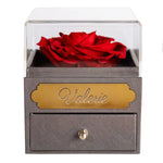 Geschenkbox Ewige Rose mit Halskette