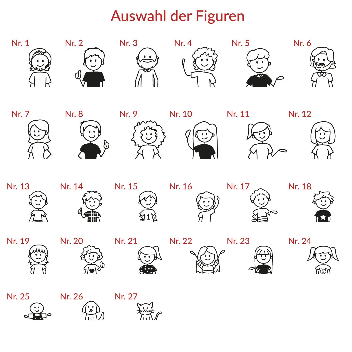 Schiefertafel - Individuell im Comic Stil