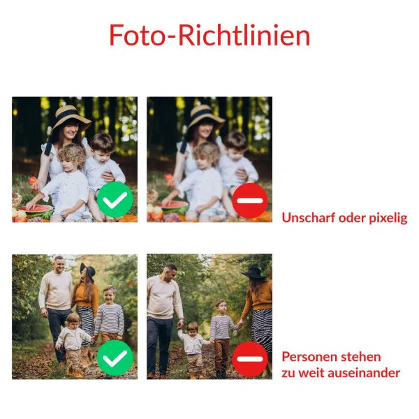 LED Leuchte mit Fotodruck