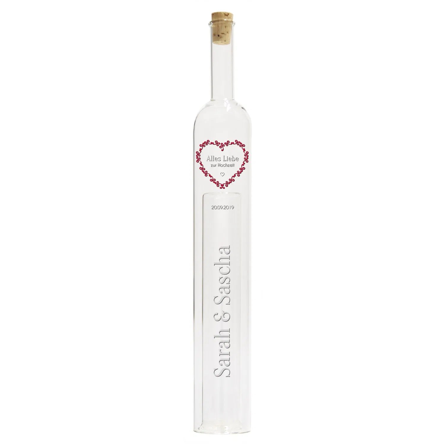 Hohlraumflasche - Hochzeit