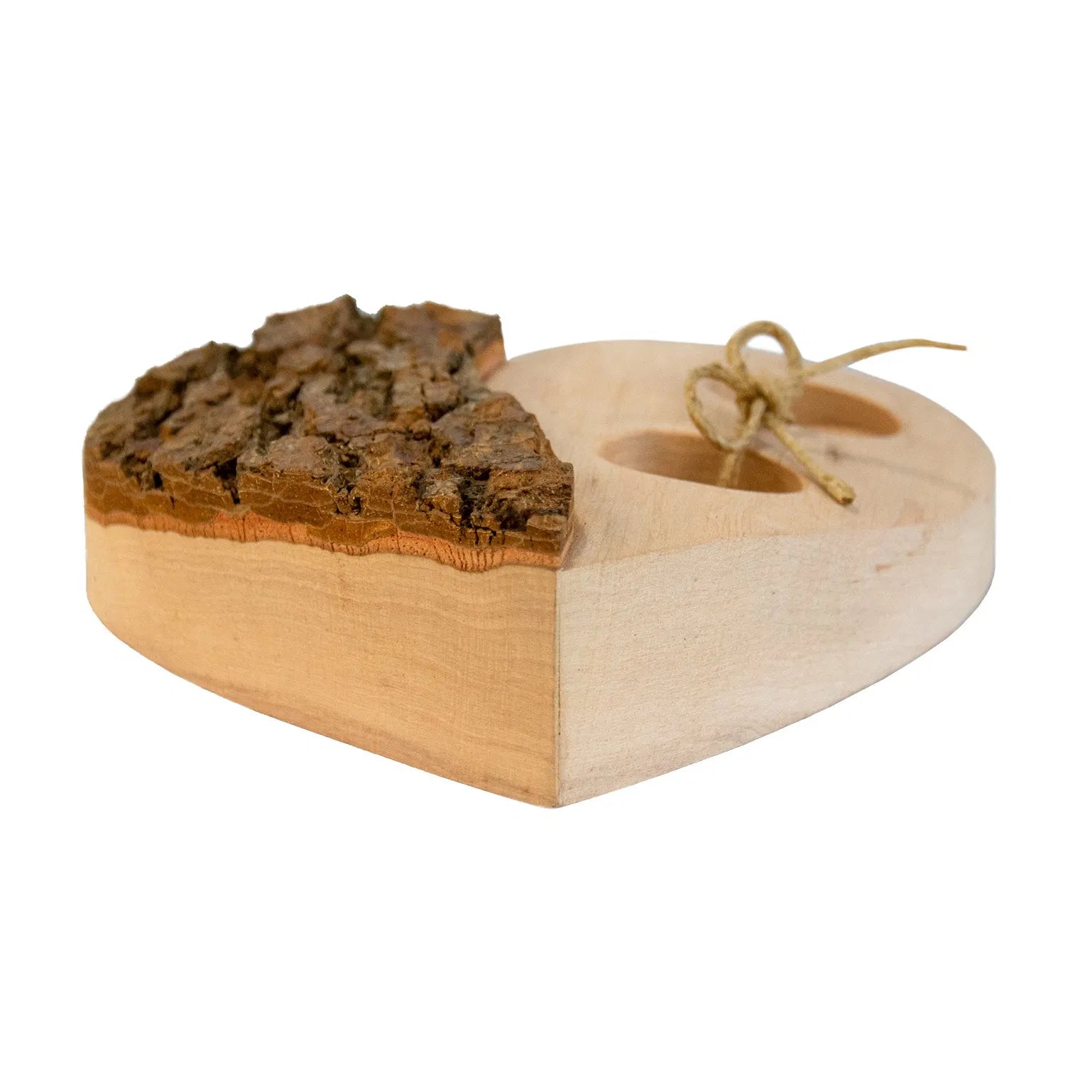 Holz Herz Ringkissen für Eheringe