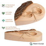 Holz Herz Ringkissen für Eheringe