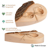 Holz Herz Ringkissen für Eheringe